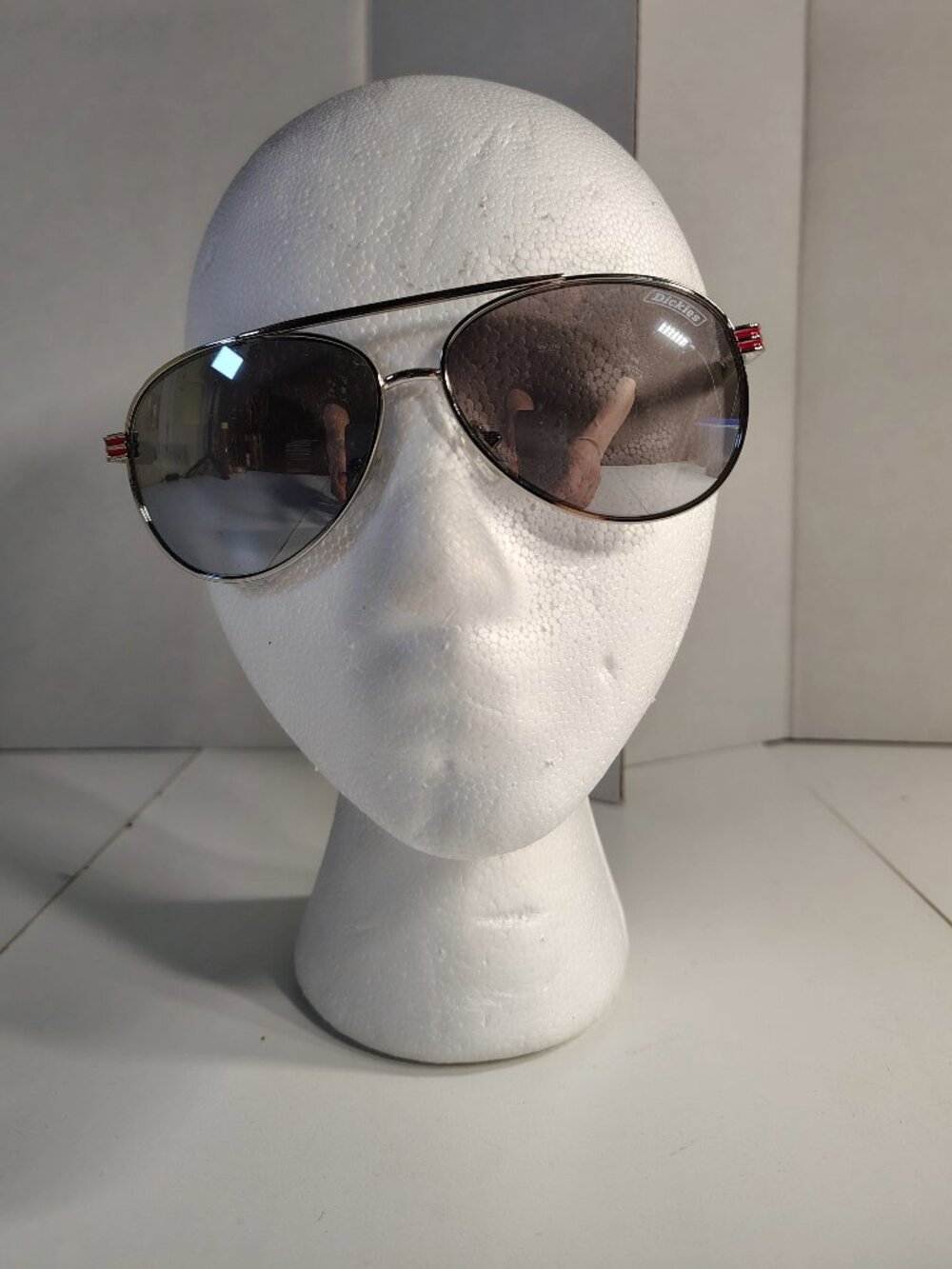Men's Very Rare Dickies Aviator Sunglasses Metal Model 40268-190535-047DKS